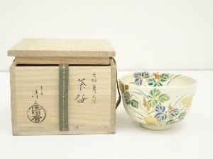 道具 ] - 道具 京焼 伊坂清香造 色絵葛之図茶碗（共箱）ネットショップ